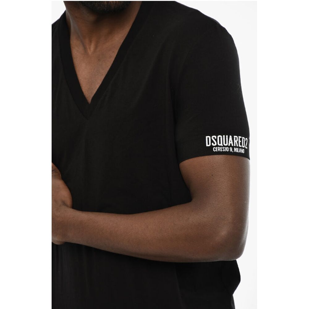 Cotton V-neck Underwear T-shirt