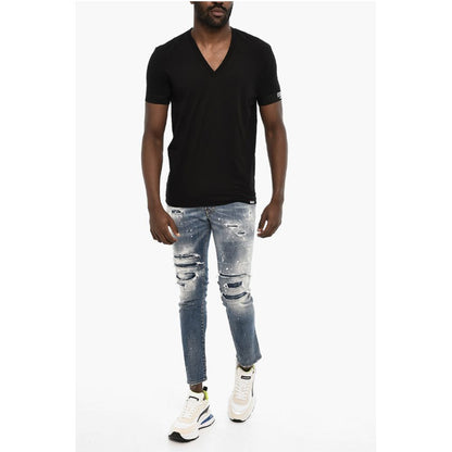 Cotton V-neck Underwear T-shirt