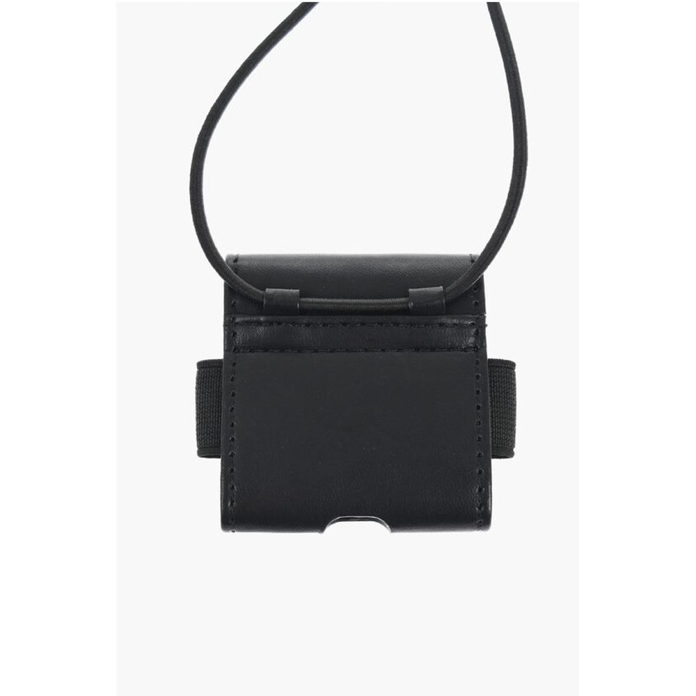 Faux Leather Neck Airpods Case
