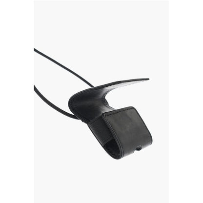 Faux Leather Neck Airpods Case
