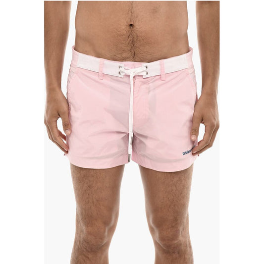 Swim Shorts With Contrasting SIde Bands