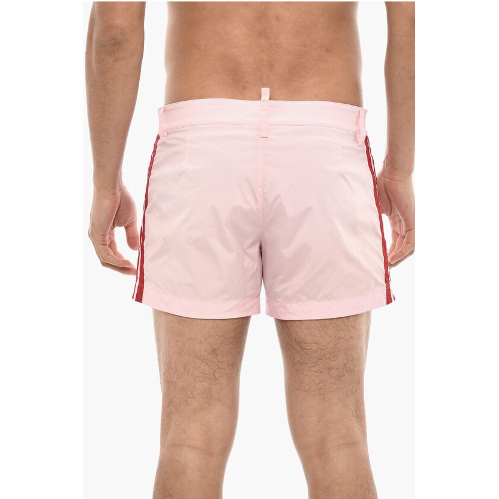 Swim Shorts With Contrasting SIde Bands