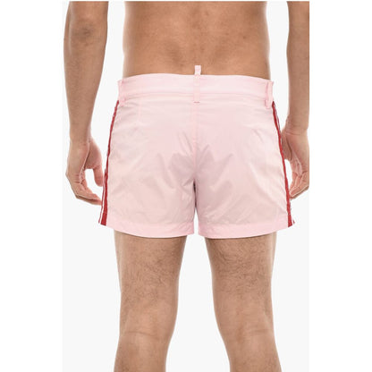 Swim Shorts With Contrasting SIde Bands