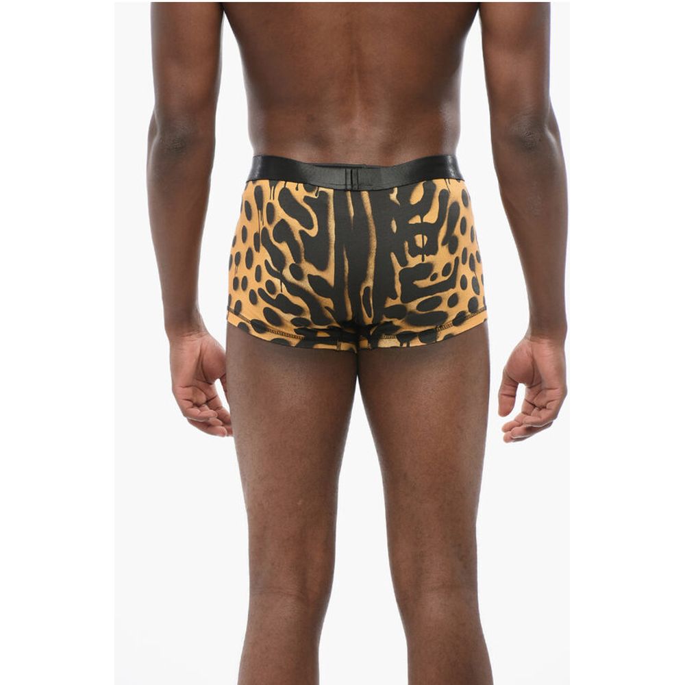 Animal Patterned Cotton Blend Boxer