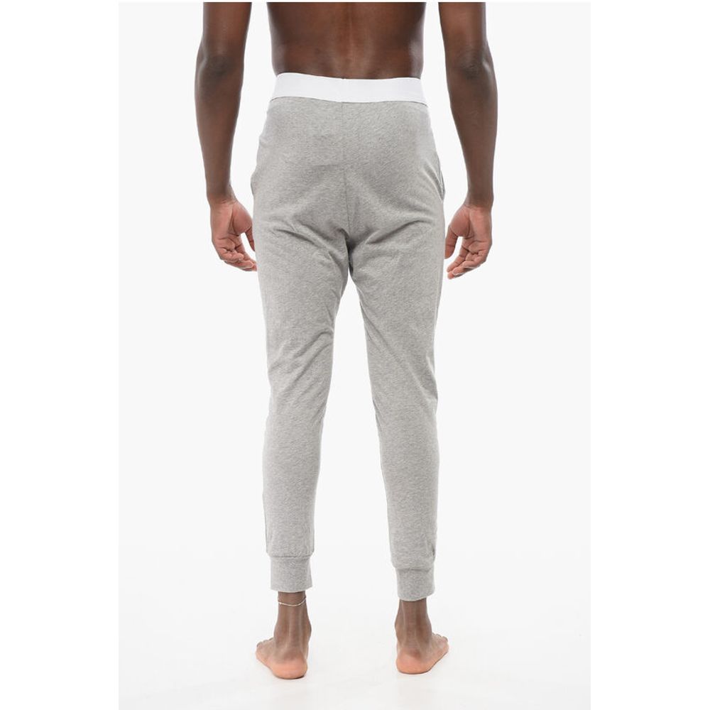 Viscose Blend Pijama Pants with Logoed Waistband