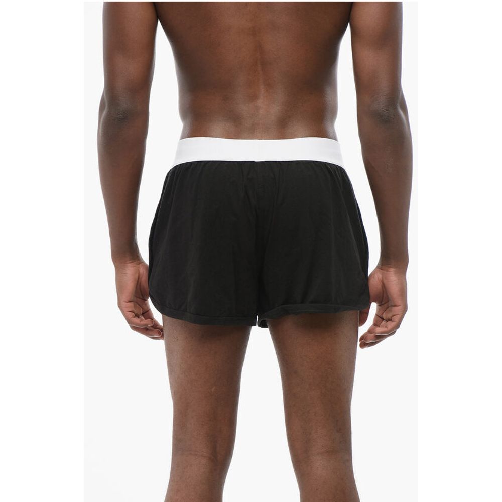Cotton Blend Boxer with Contrasting Waistband