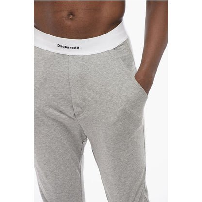 Viscose Blend Pijama Pants with Logoed Waistband
