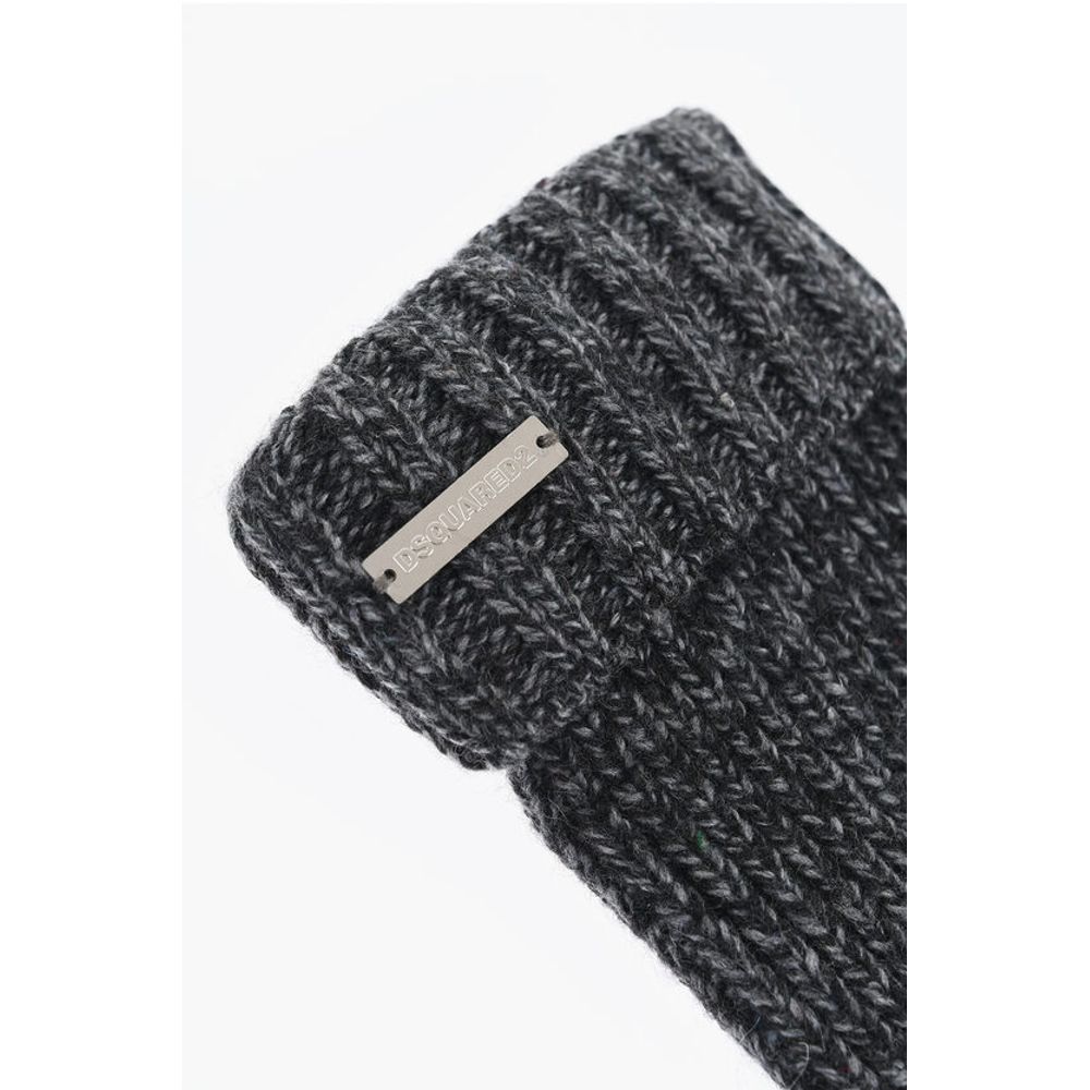 Melange Wool Blend Gloves