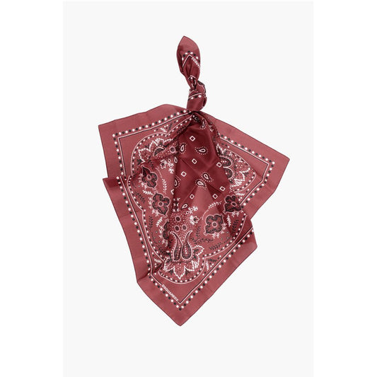 Paisley Motif Silk Foulard