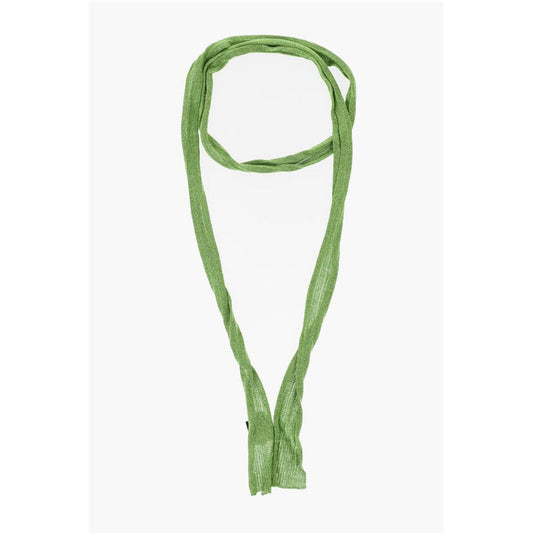 Solid Color Lurex Slim Foulard