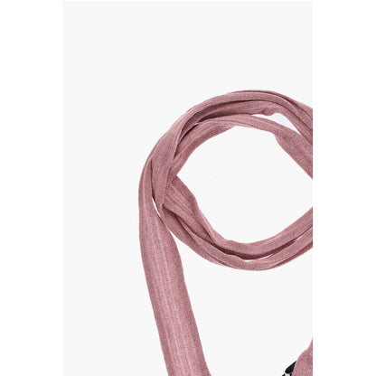 Solid Color Lurex Slim Foulard