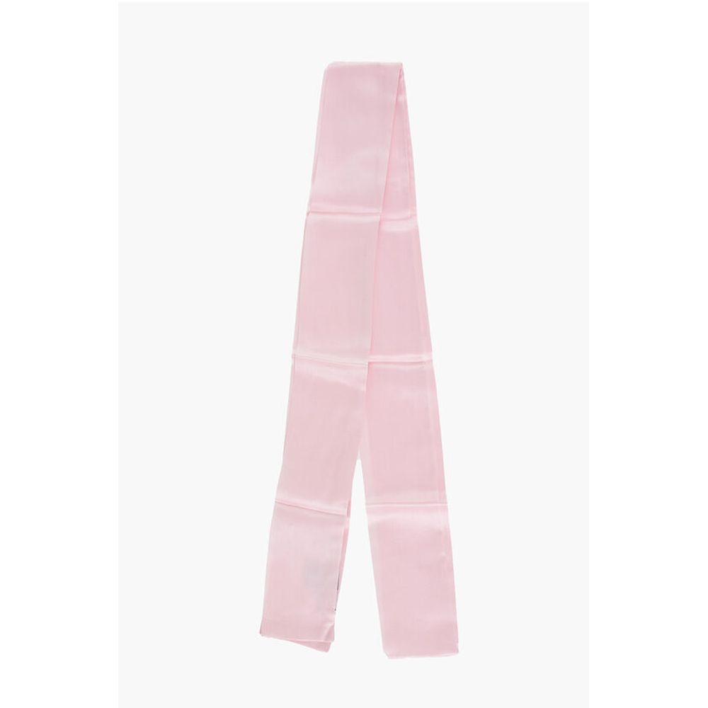 Solid Color Silk Slim Foulard