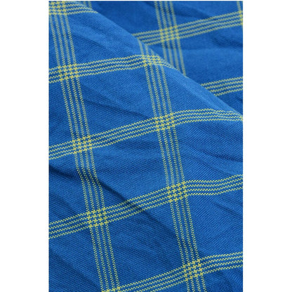 Checked Lightweight Cotton Foulard