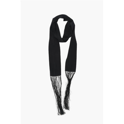 Silk Foulard with Fringes