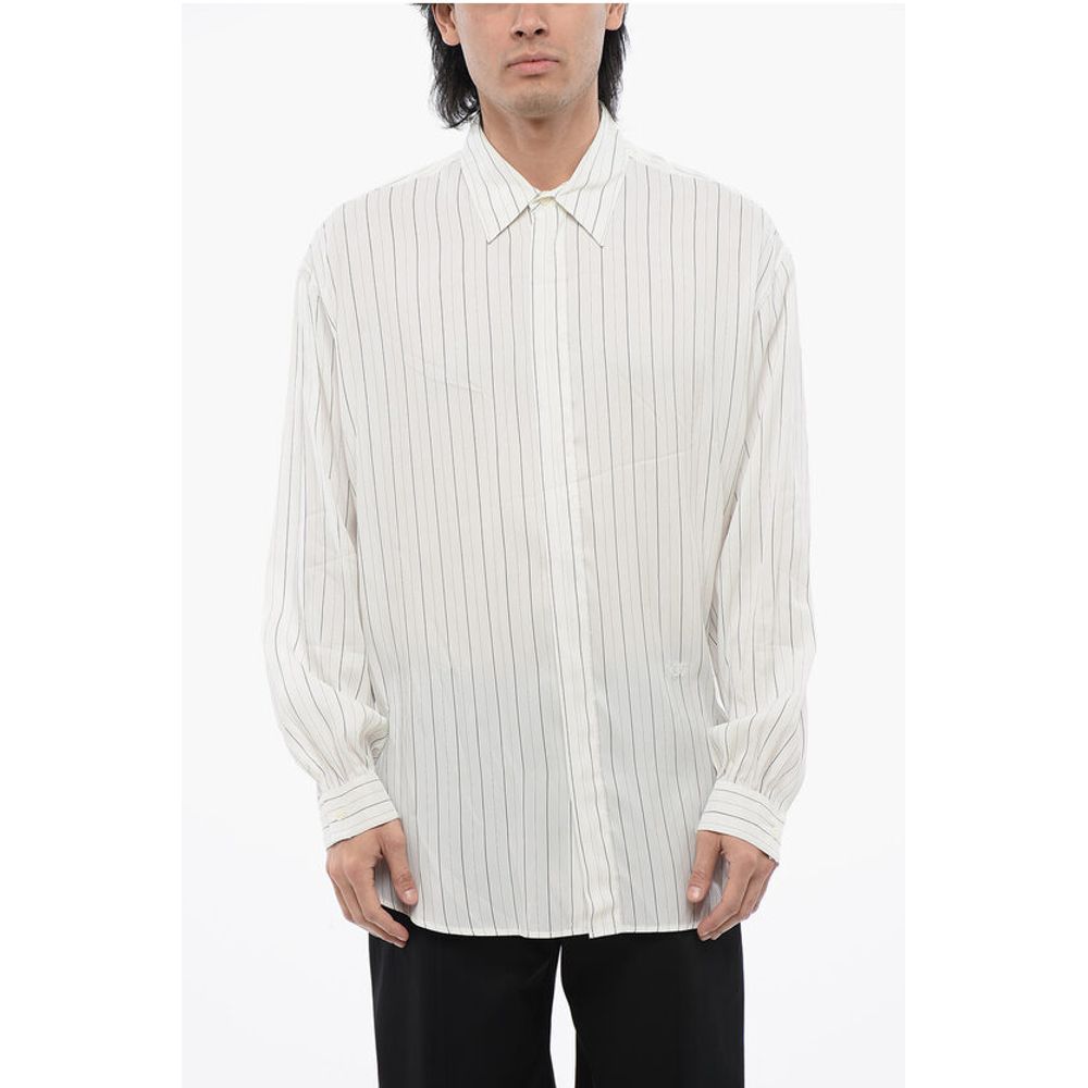 Striped Silk Blend Shirt