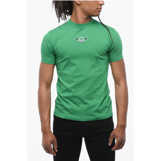 Slim-Fit BANDANA Embroidered T-shirt