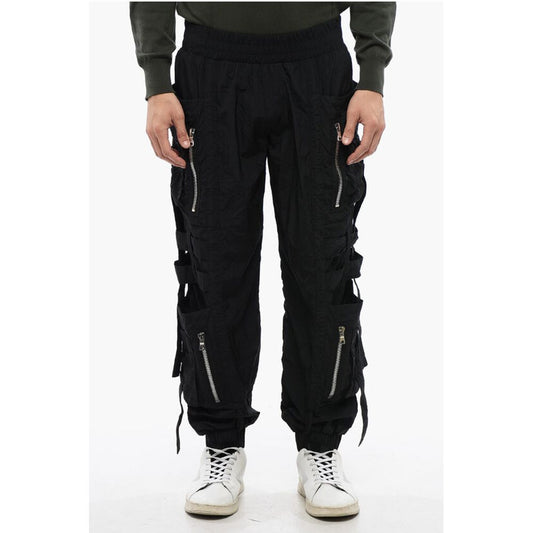 Nylon BANDED Cargo Pants with Cuffs