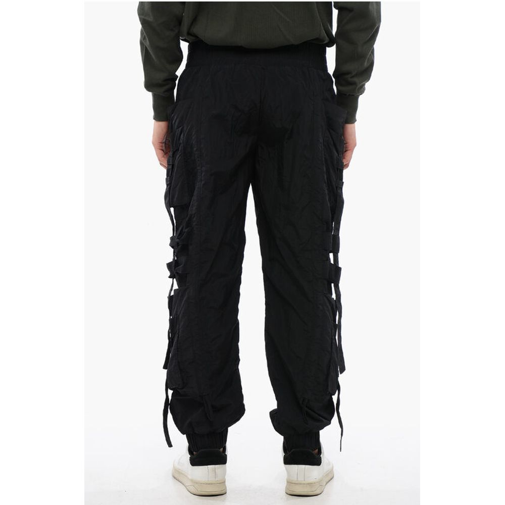 Nylon BANDED Cargo Pants with Cuffs
