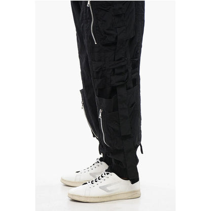 Nylon BANDED Cargo Pants with Cuffs