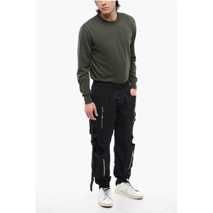 Nylon BANDED Cargo Pants with Cuffs
