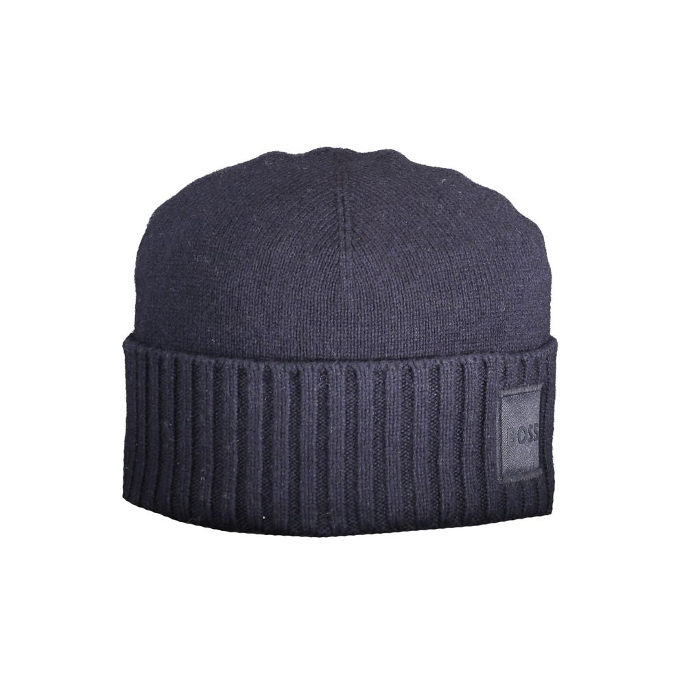 Blue Cotton Men Cap