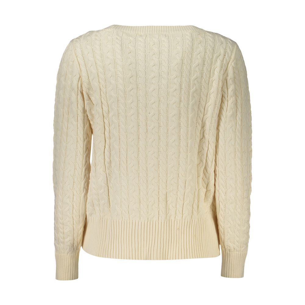 Jersey Blanco Algodón Mujer