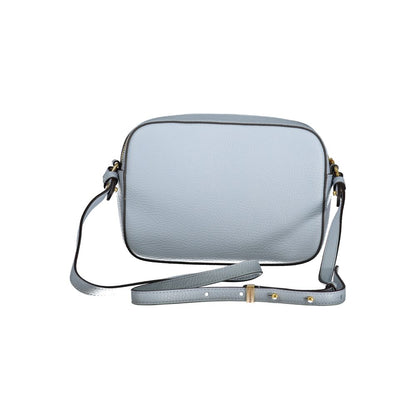 Blue Leather Women Handbag