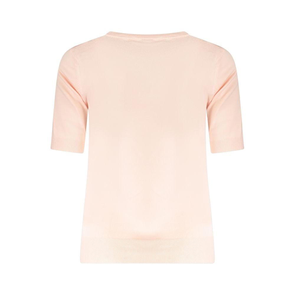Pink Viscose Women Sweater