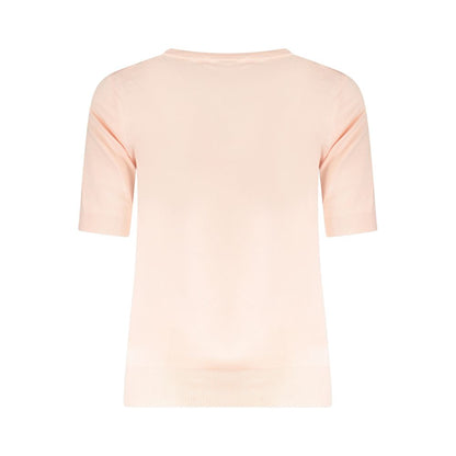 Pink Viscose Women Sweater