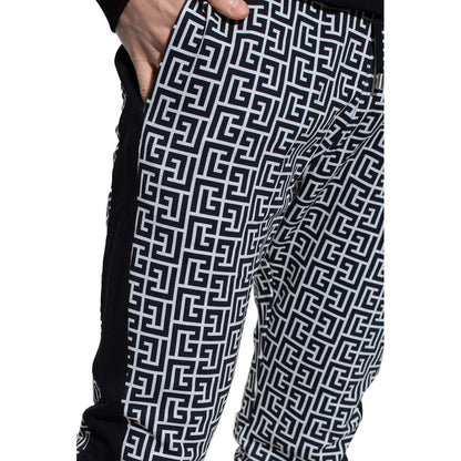 Black Cotton Jeans & Pant