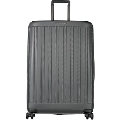 Gray Polycarbonate Men Luggage