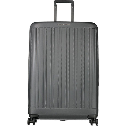 Gray Polycarbonate Men Luggage