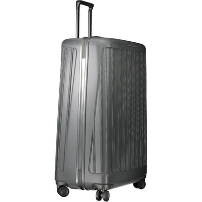 Gray Polycarbonate Men Luggage