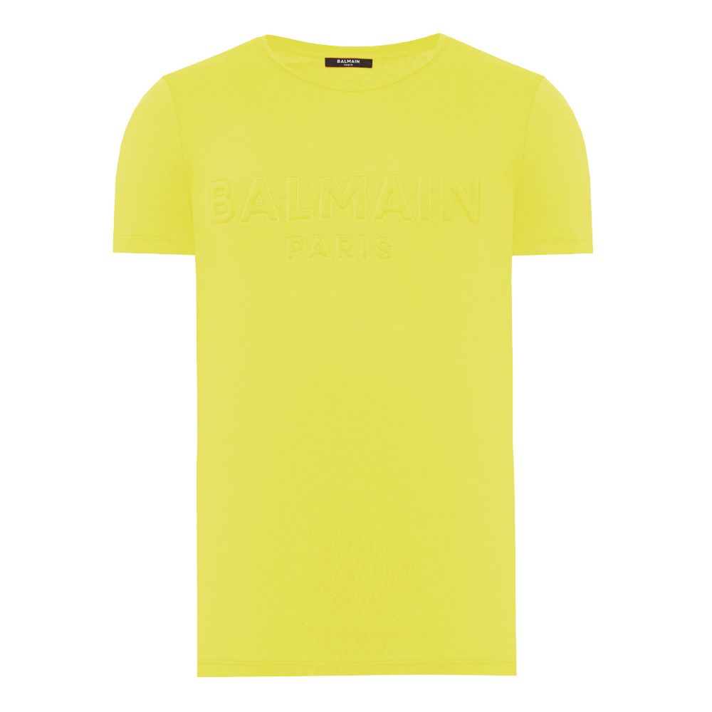 Camiseta amarilla de algodón