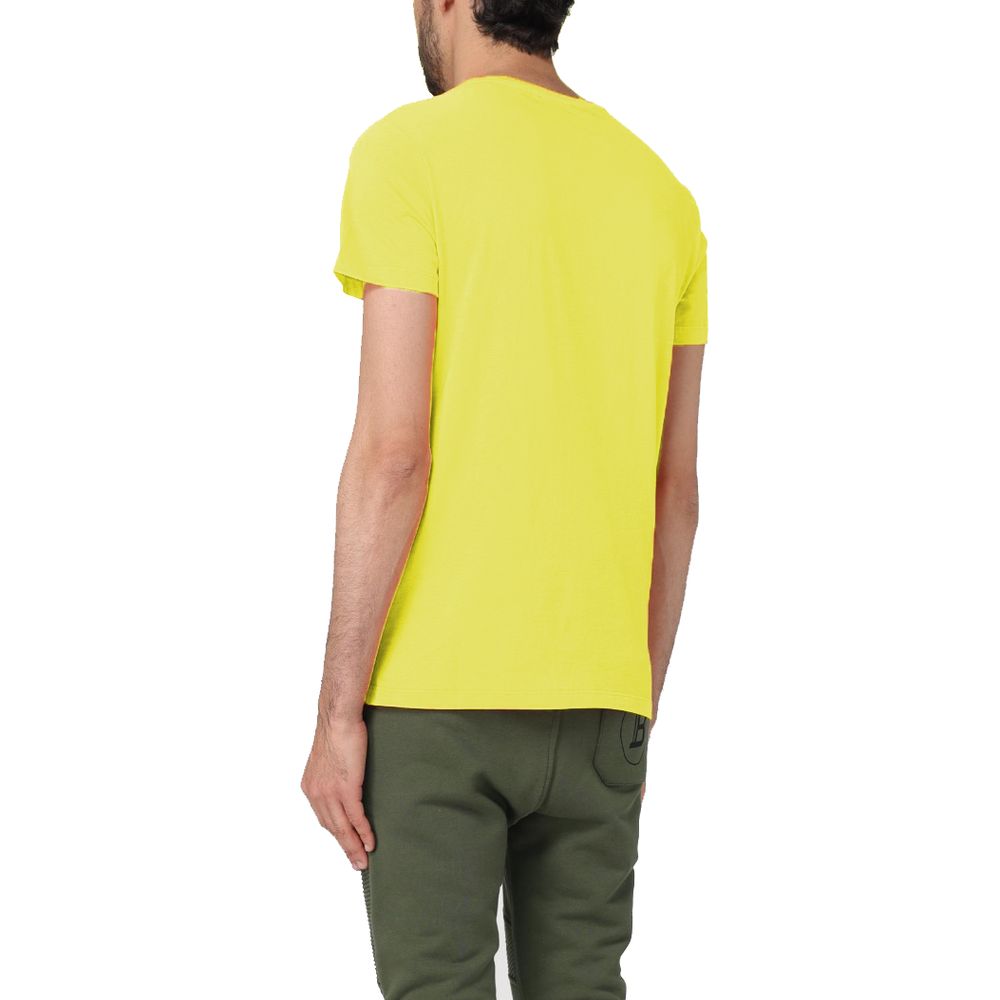 Camiseta amarilla de algodón