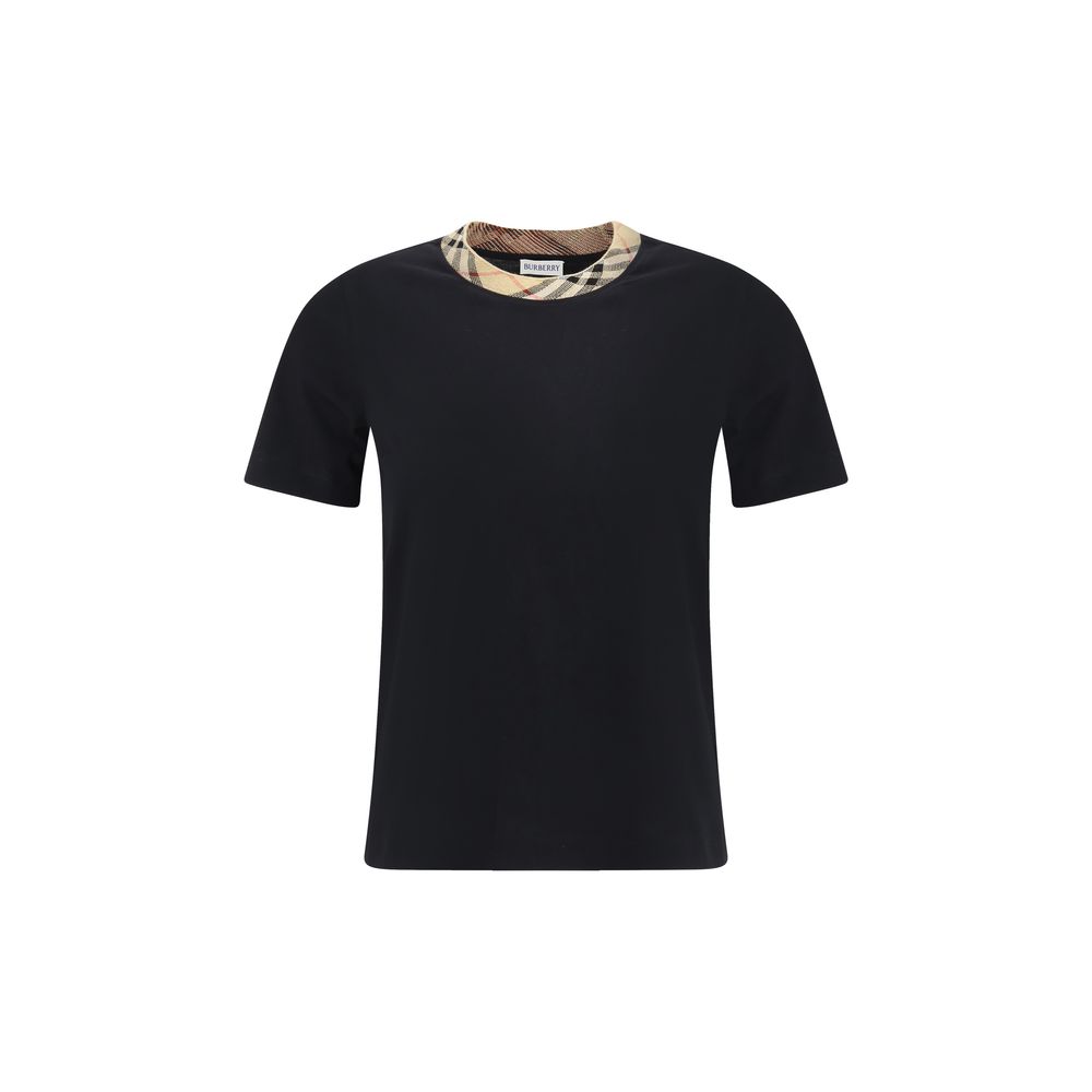 Check crew neck T-Shirt