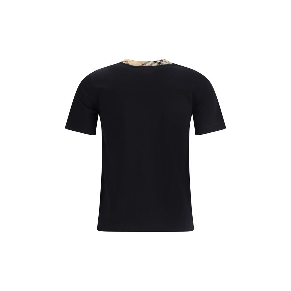 Check crew neck T-Shirt
