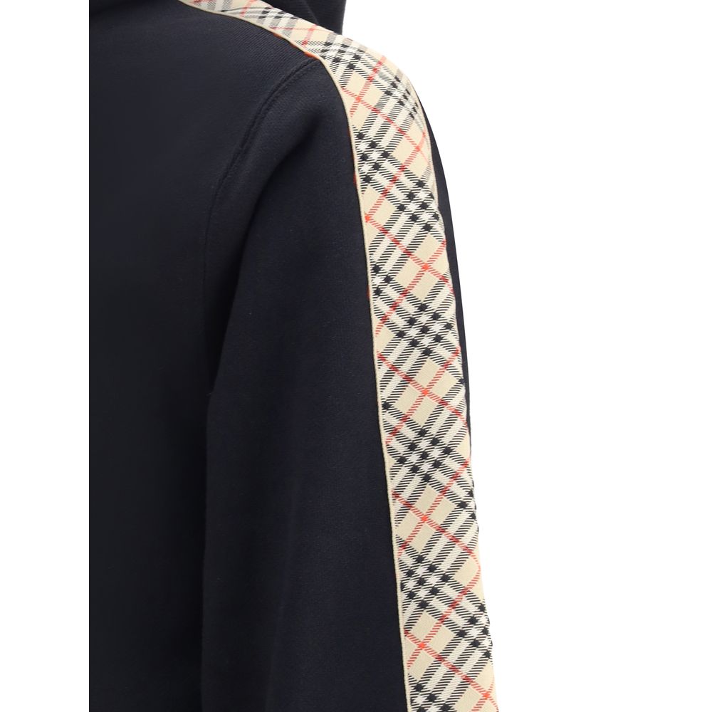 Check trim Hoodie
