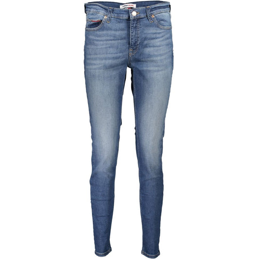 Pantalones y vaqueros de algodón azules
