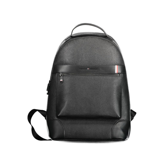 Mochila negra de polietileno para hombre