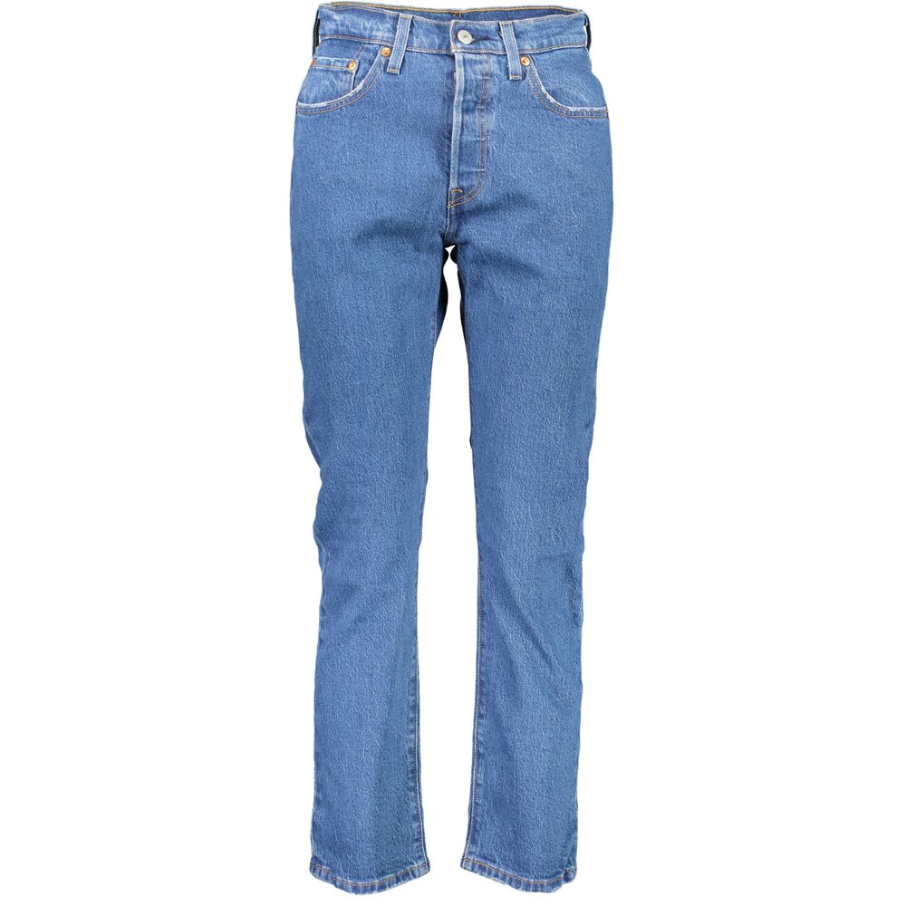 Pantalones y vaqueros de algodón azules