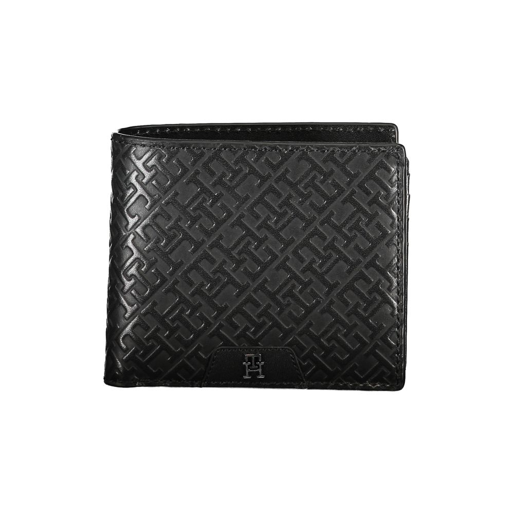 Elegante cartera de piel con monedero
