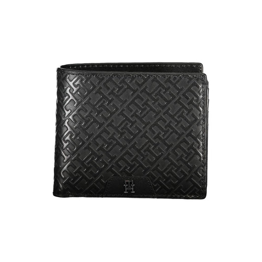 Elegante cartera de piel con monedero
