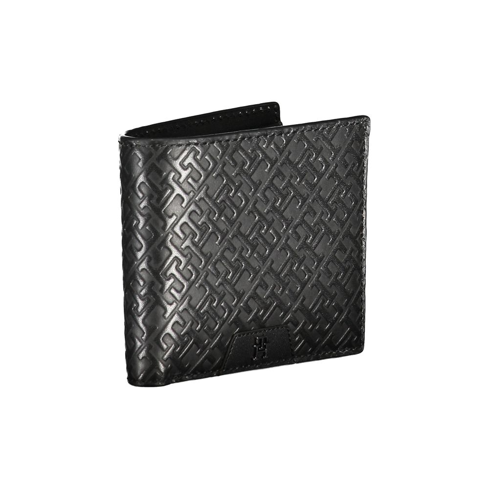 Elegante cartera de piel con monedero