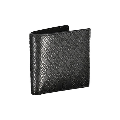 Elegante cartera de piel con monedero