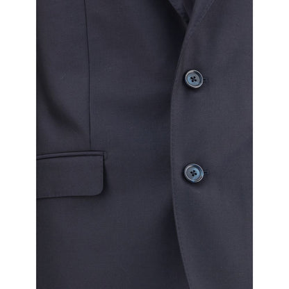 Virgin wool-silk blend Suit