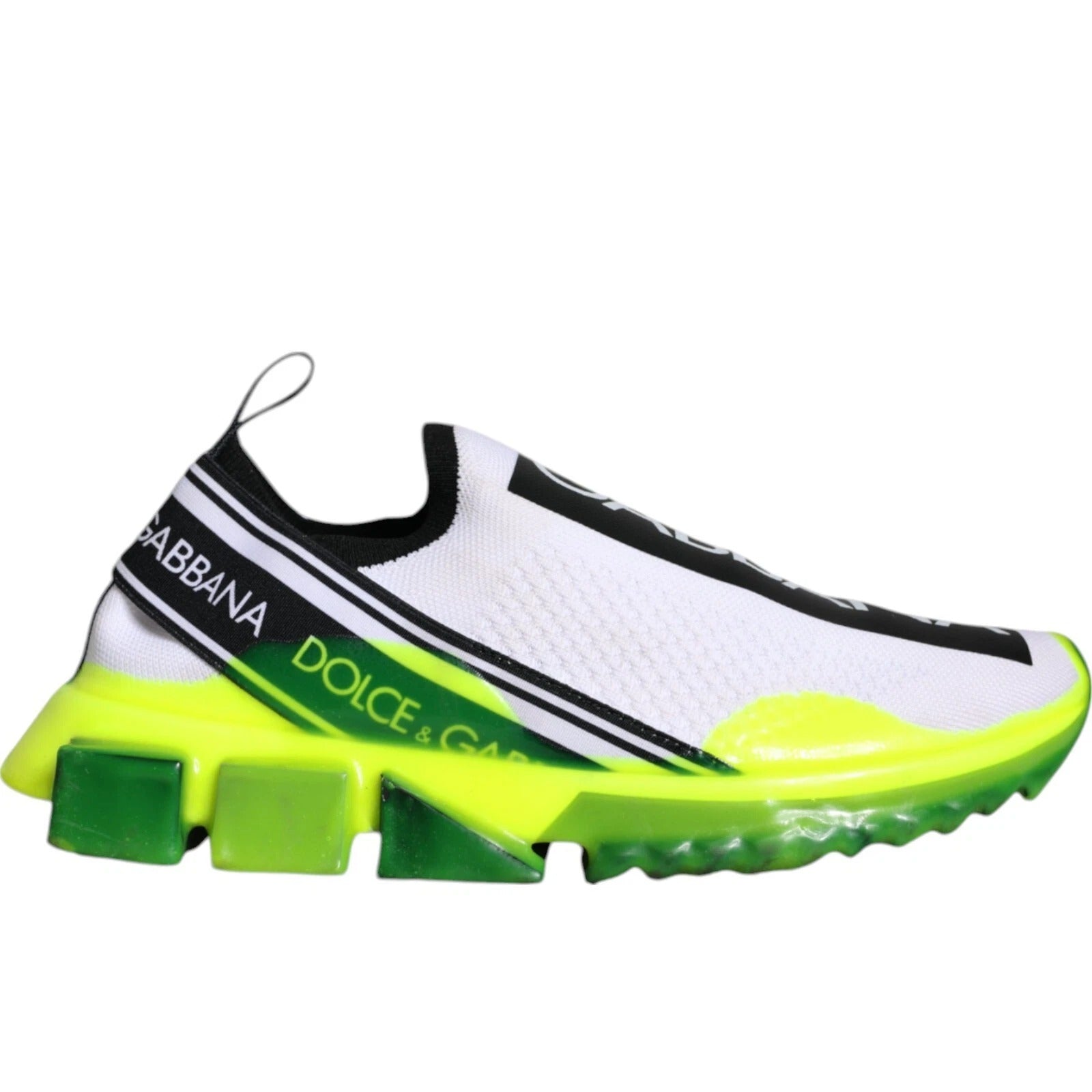 Blanco Amarillo Slip On Sorrento Zapatillas Zapatos