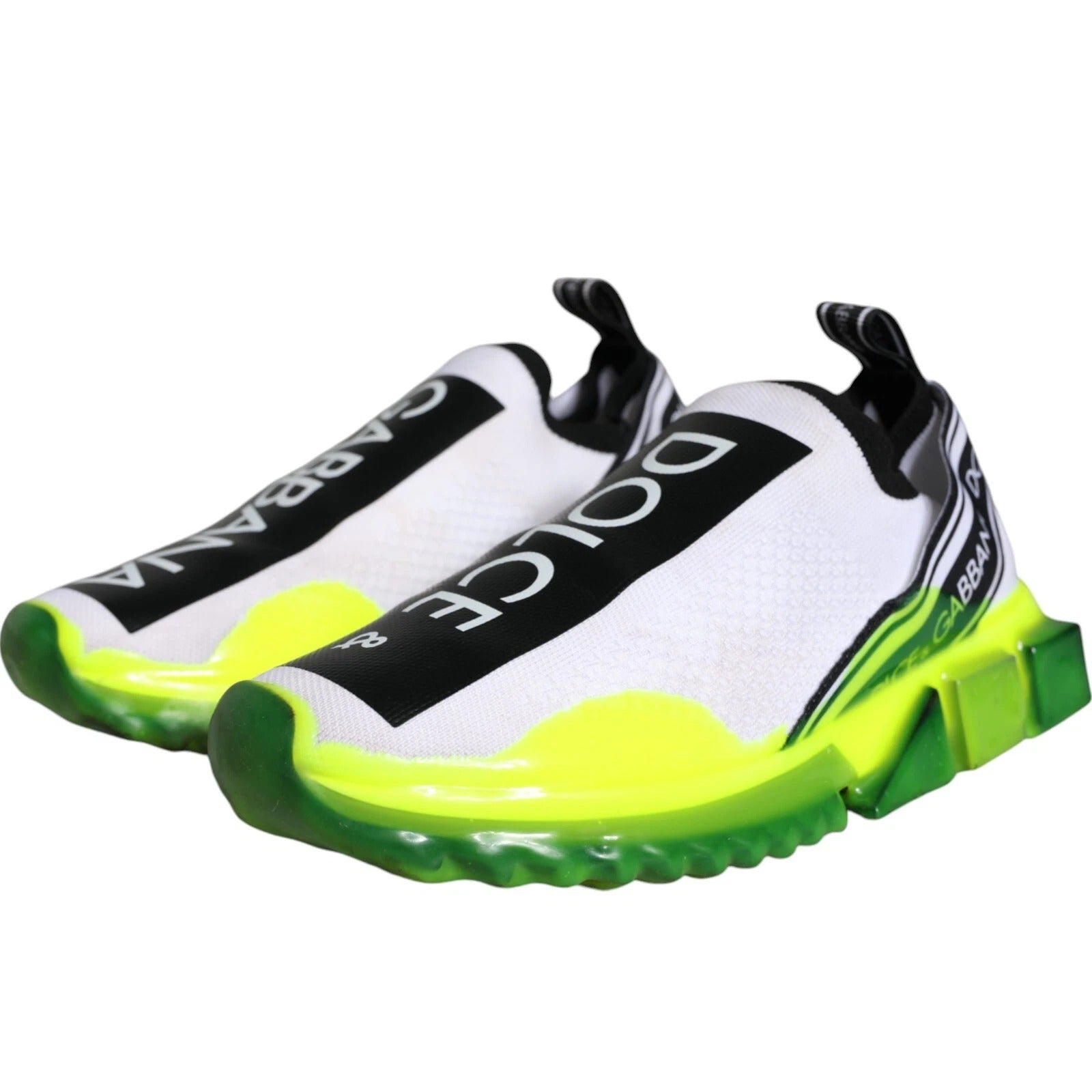 Blanco Amarillo Slip On Sorrento Zapatillas Zapatos