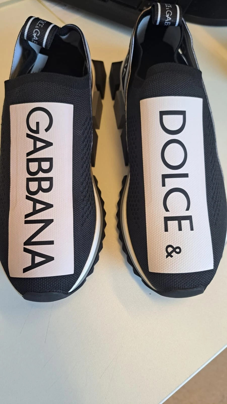 Black White Slip On Sorrento Sneakers Shoes