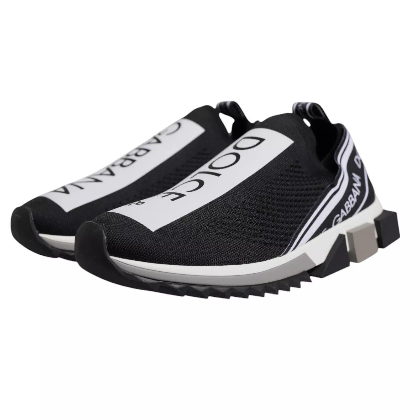 Black White Slip On Sorrento Sneakers Shoes